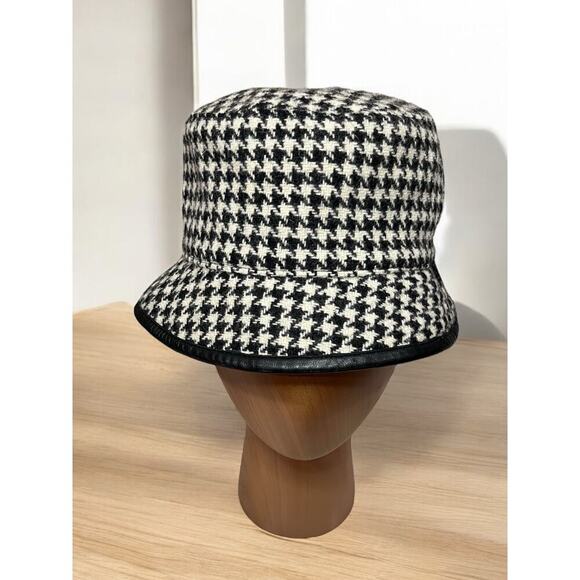 Y2K Coach Houndstooth Crusher Hat Size P/S main image 8